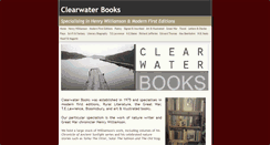 Desktop Screenshot of clearwaterbooks.co.uk